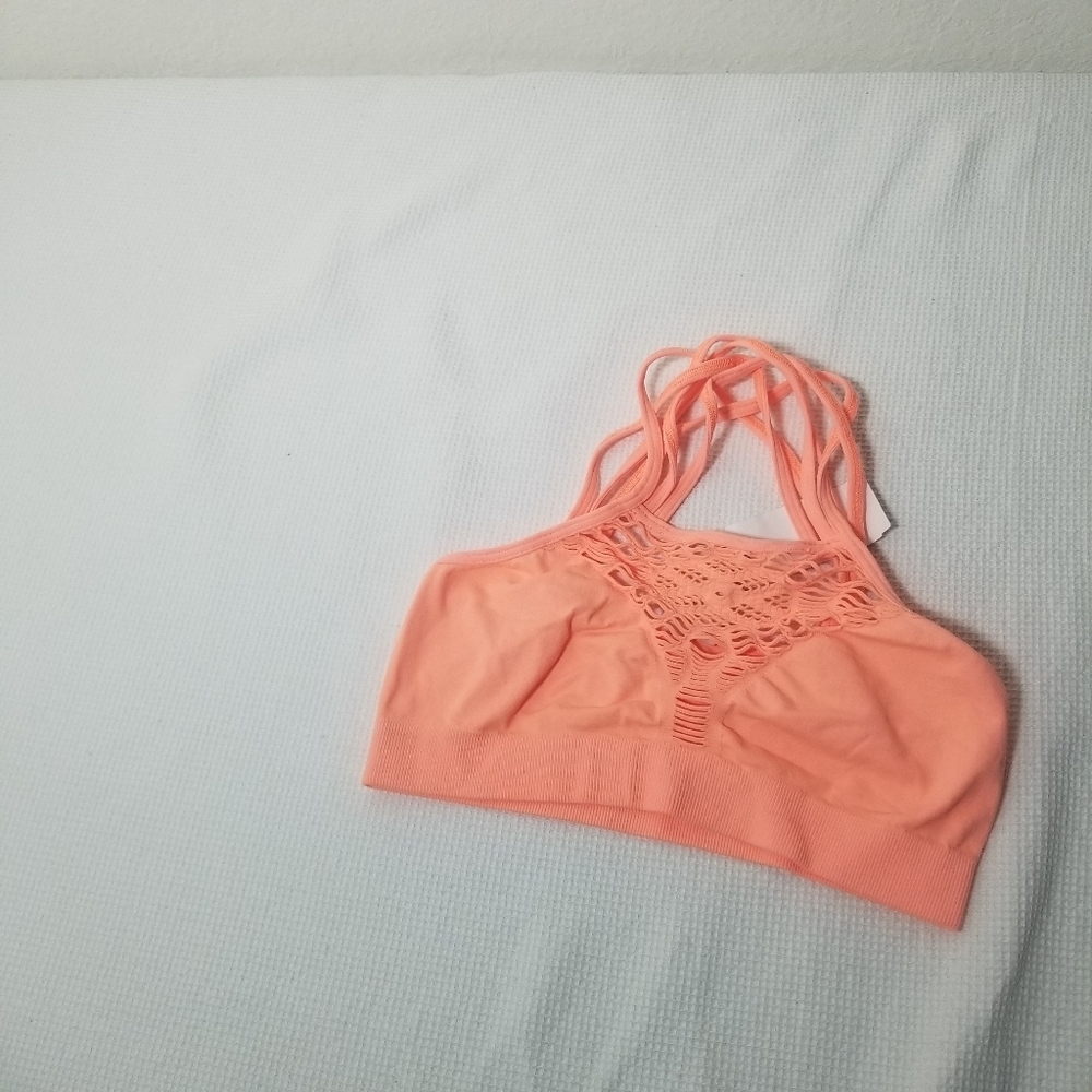 NWT Peach Lace Bralette SB1